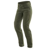 Dainese CASUAL SLIM LADY dámské textilní kalhoty zelené vel.28